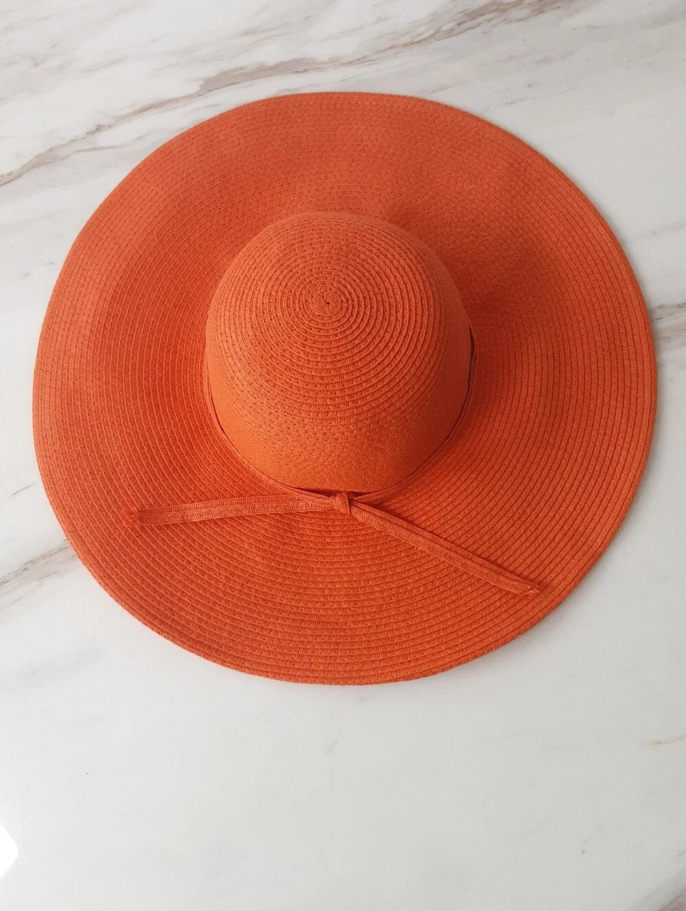 SUN 'N' SAND Floppy Wide-Brim Orange UPF 50+ Protection Sun Hat NWOT